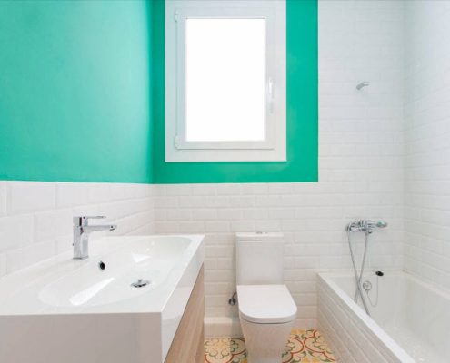 покраска ванной комнаты качественно
